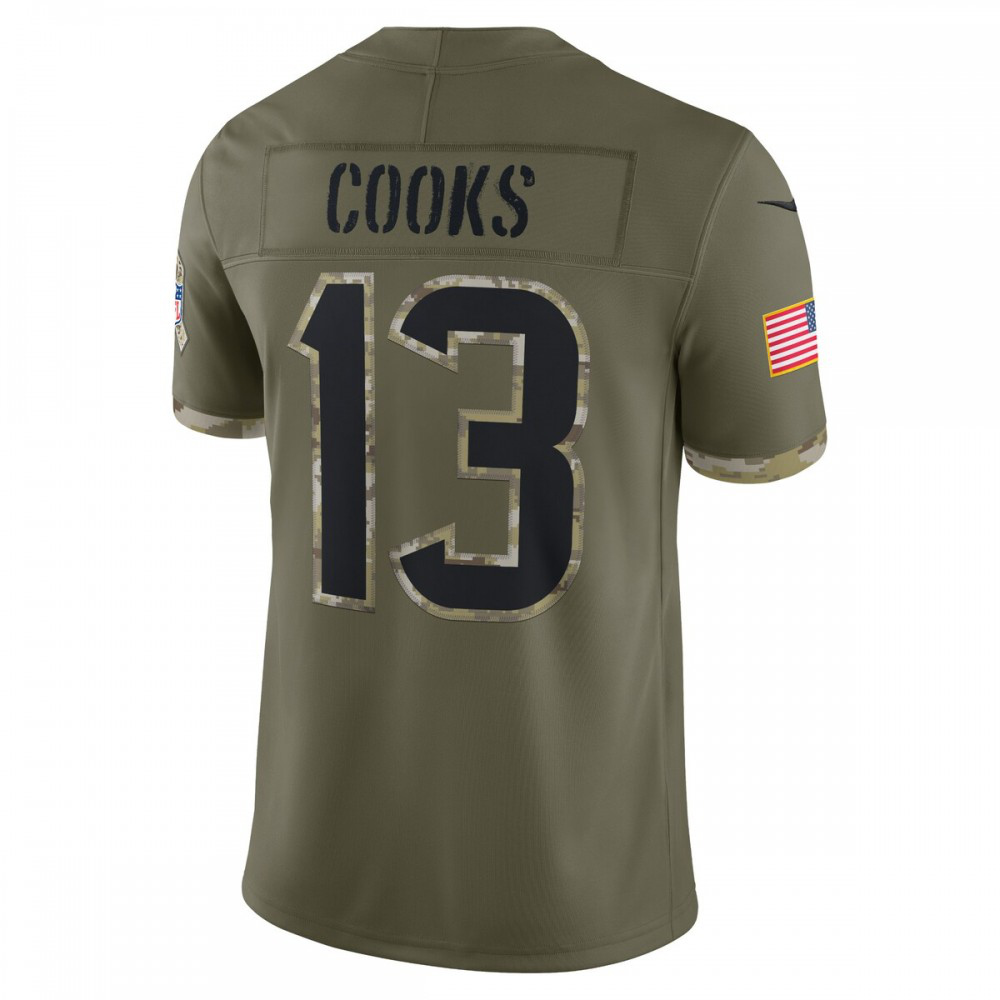 Brandin Cooks Houston Texans Nike 2022 Salute To Service Limited Jersey - Olive-League Wear Hub
