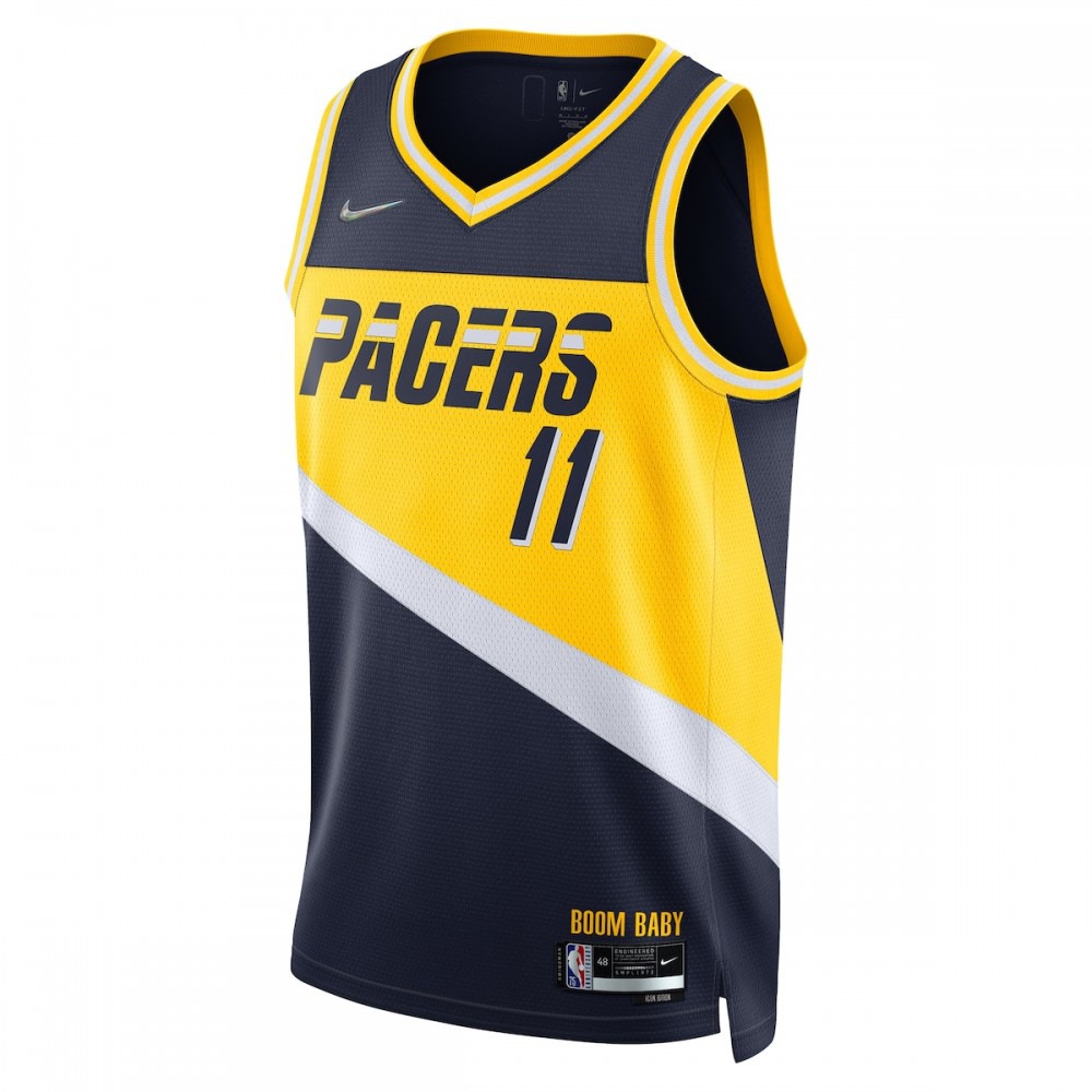Domantas Sabonis Indiana Pacers Nike 21/22 Swingman Jersey - City Edition - Navy-League Wear Hub