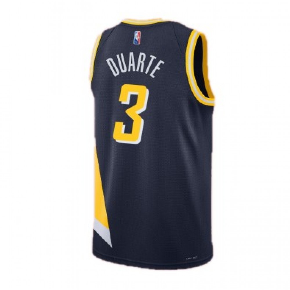 Men's Indiana Pacers Chris Duarte #3 Nike Navy 21/22 Swingman NBA Jersey - City Edition-League Wear Hub