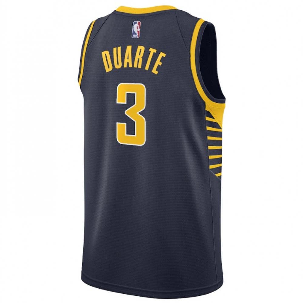 Men's Indiana Pacers Chris Duarte #3 Nike Navy Swingman Jersey - Icon Edition-League Wear Hub