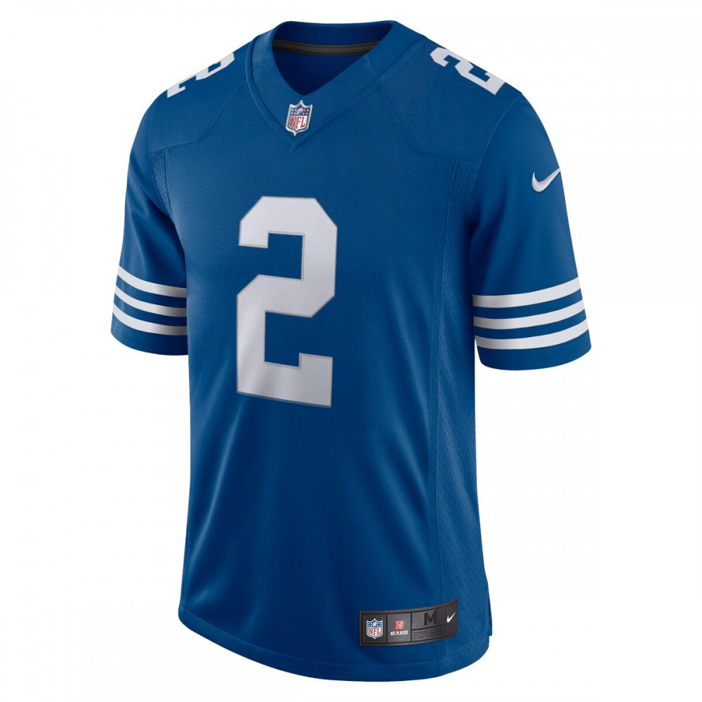 Carson Wentz Indianapolis Colts Nike Alternate Vapor Limited Jersey - Royal-League Wear Hub