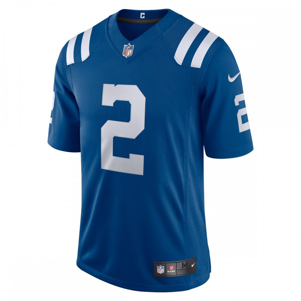 Carson Wentz Indianapolis Colts Nike Vapor Limited Jersey - Royal-League Wear Hub