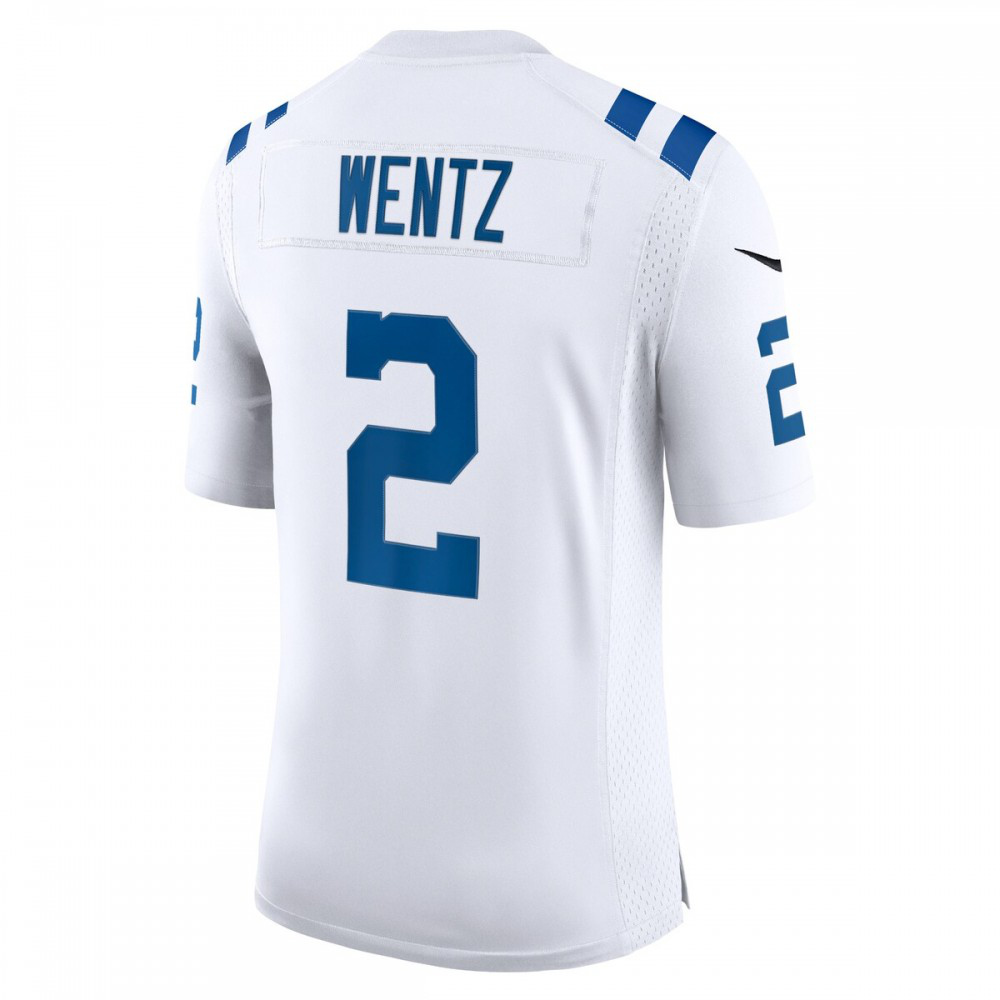 Carson Wentz Indianapolis Colts Nike Vapor Limited Jersey - White-League Wear Hub