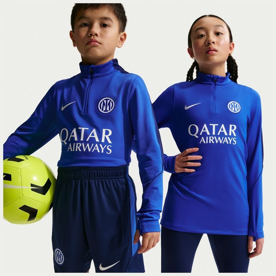 Inter Training Shirt Dri-FIT Strike Drill - Lyon Blue/Blue Void/White Kids-League Wear Hub