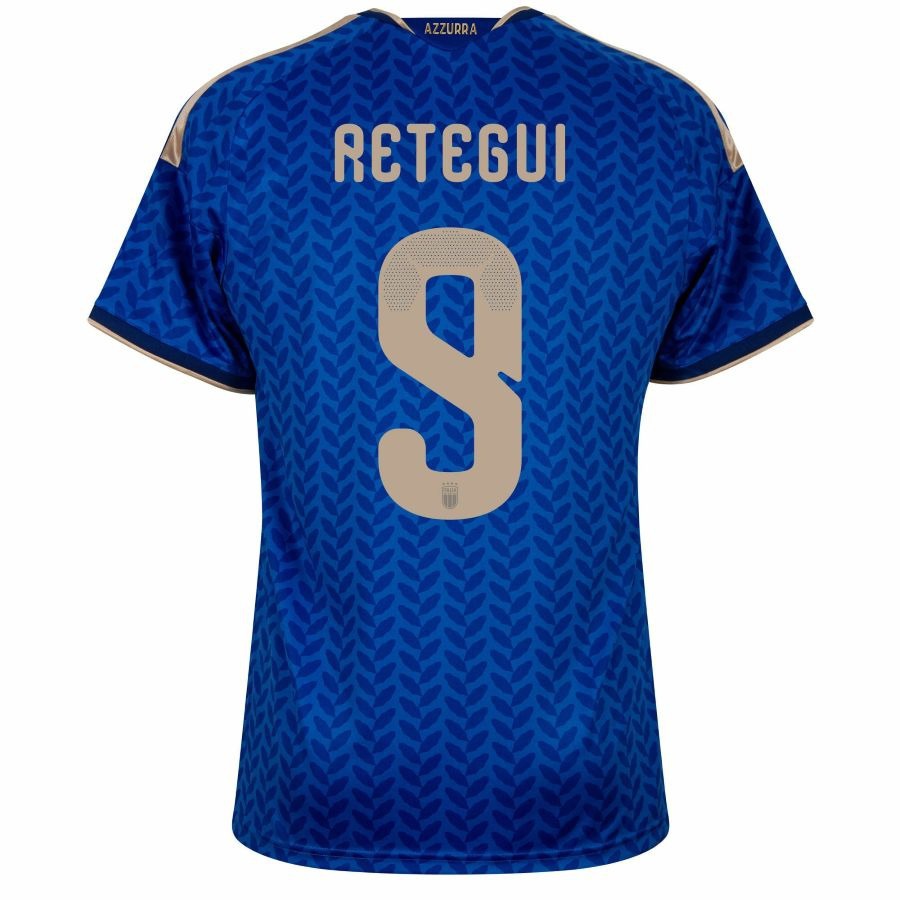 Italy Retegui Men's Home Jersey 26/27-League Wear Hub