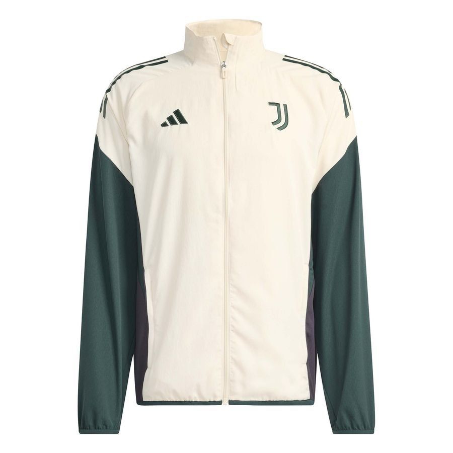 Juventus Training Jacket Presentation Tiro 25 EU - Ecru Tint-League Wear Hub