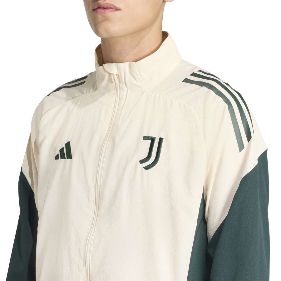 Juventus Training Jacket Presentation Tiro 25 EU - Ecru Tint-League Wear Hub