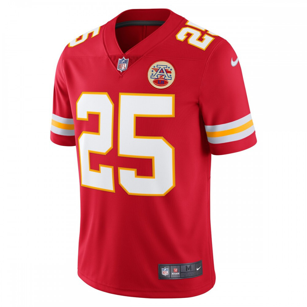Clyde Edwards-Helaire Kansas City Chiefs Nike Vapor Limited Jersey - Red-League Wear Hub