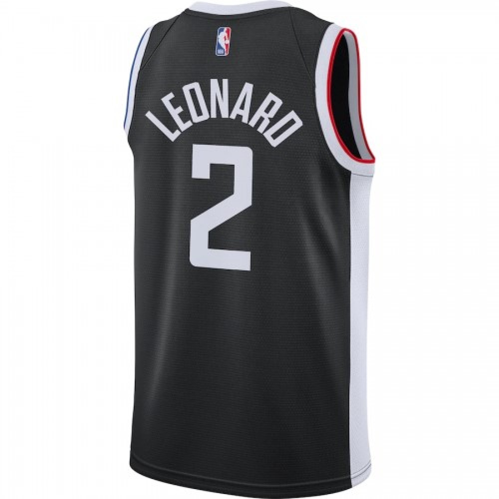 Men's LA Clippers Kawhi Leonard #2 Nike Black 20/21 Swingman Player Jersey – City Edition-League Wear Hub