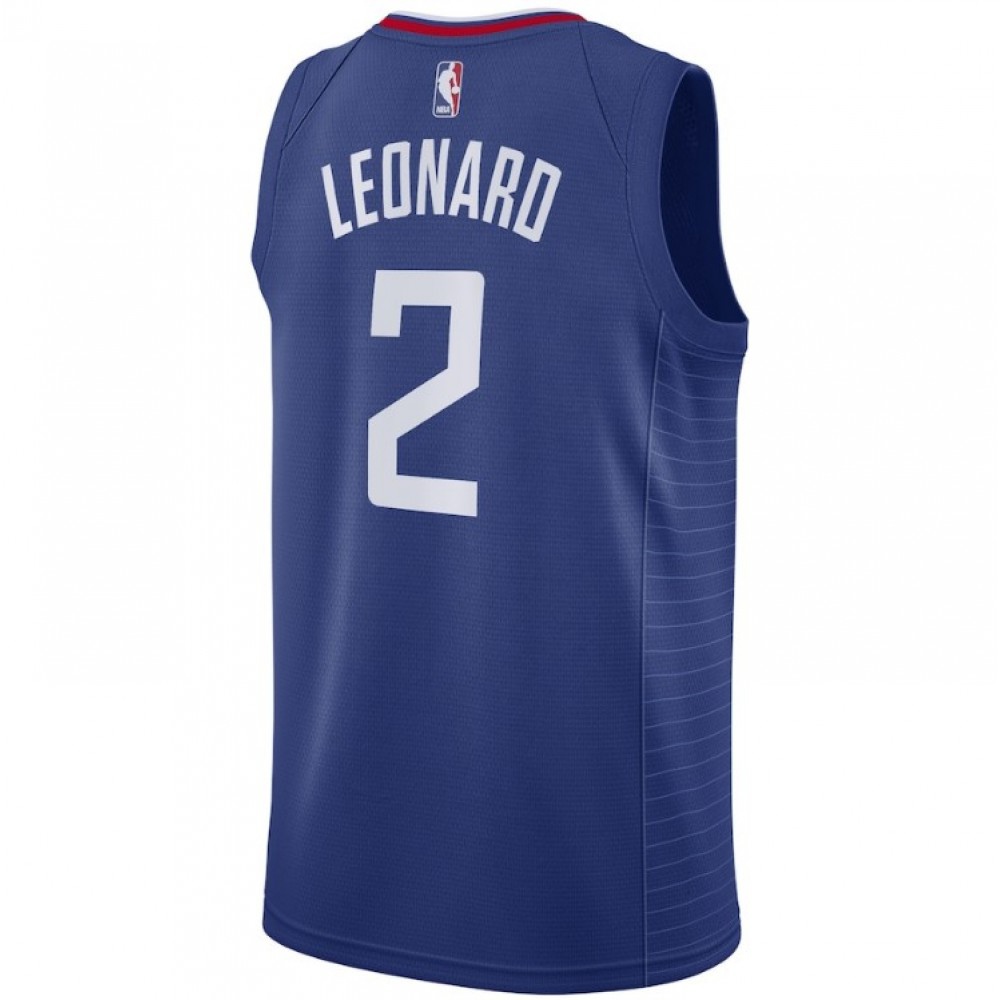 Men's LA Clippers Kawhi Leonard #2 Blue 19-20 Swingman Jersey - Icon Edition-League Wear Hub