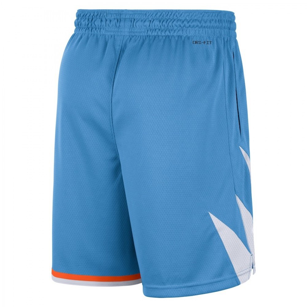 Men's LA Clippers Nike Blue 21/22 Swingman Shorts - City Edition-League Wear Hub