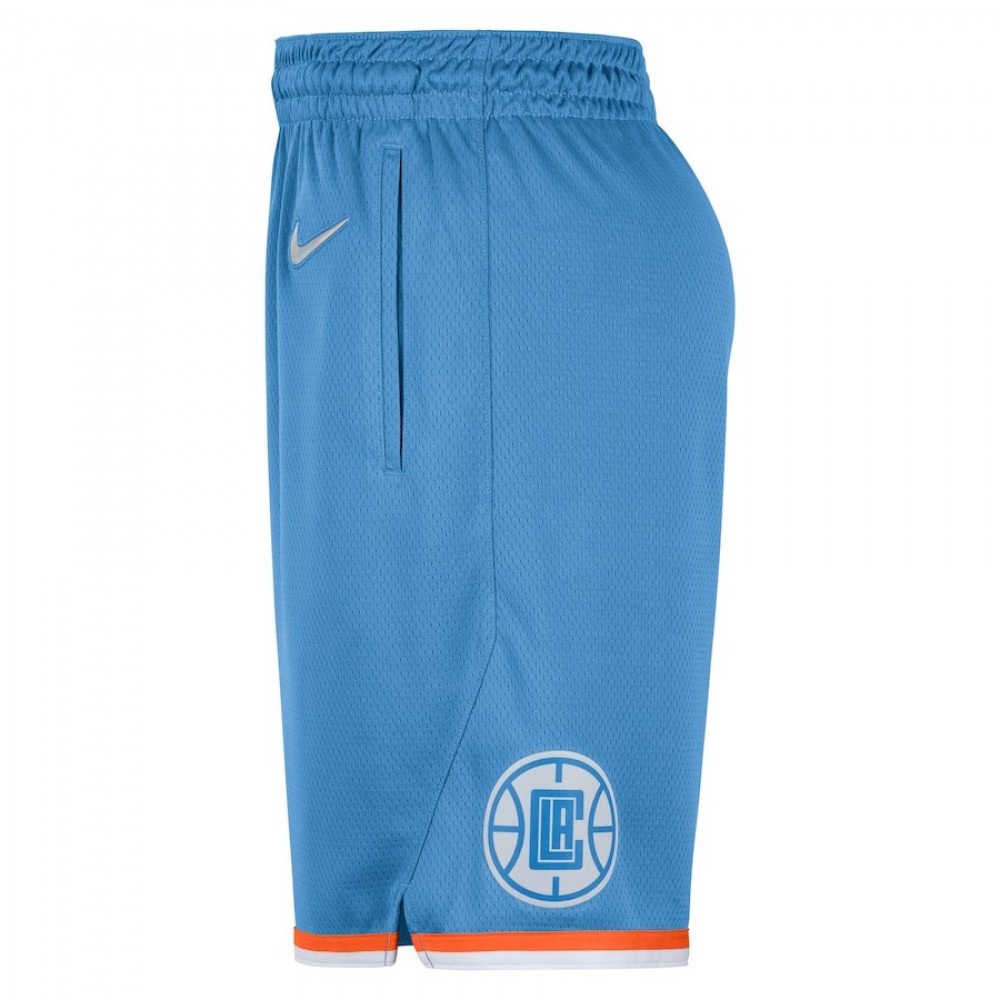 Men's LA Clippers Nike Blue 21/22 Swingman Shorts - City Edition-League Wear Hub