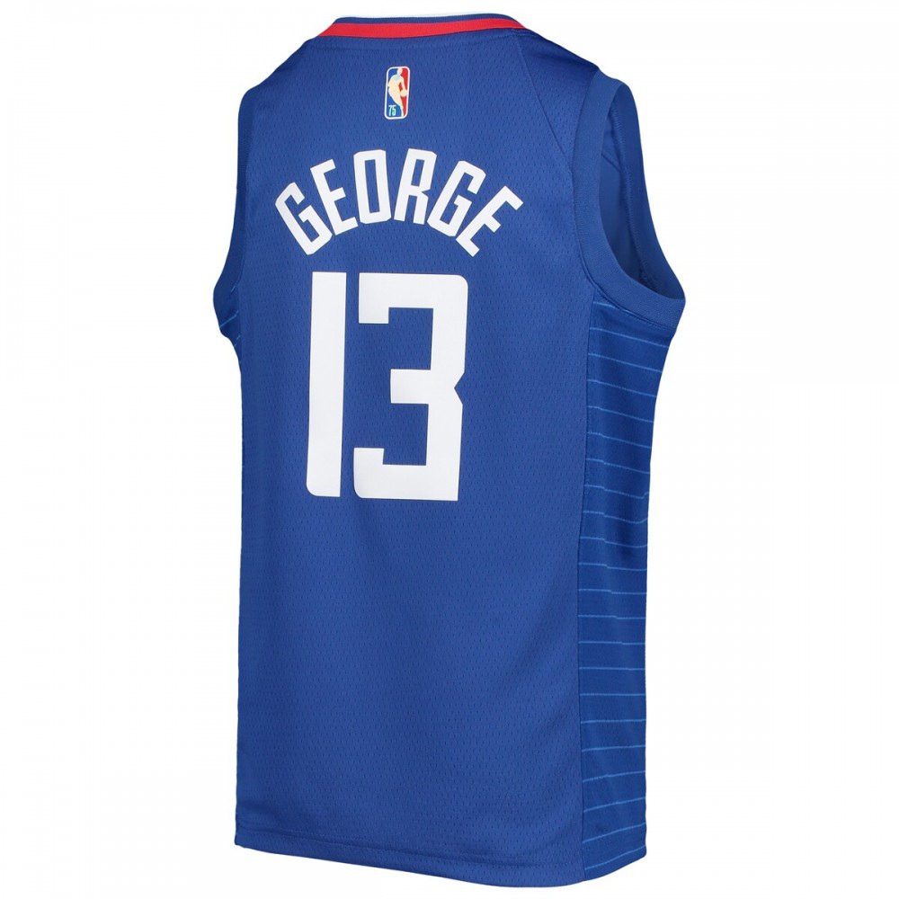 Paul George LA Clippers Nike Youth 21/22 Diamond Swingman Jersey - Icon Edition - Royal-League Wear Hub