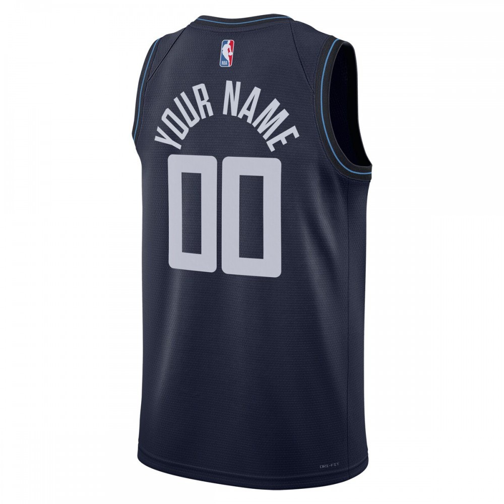 LA Clippers Nike Unisex 23/24 Custom Swingman Jersey - Navy - City Edition-League Wear Hub