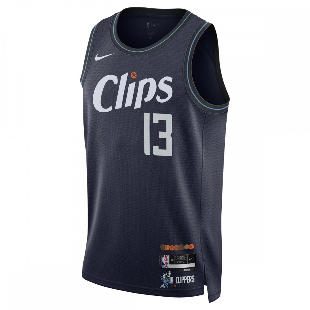Paul George LA Clippers Nike Unisex 23/24 Swingman Jersey - Navy - City Edition-League Wear Hub