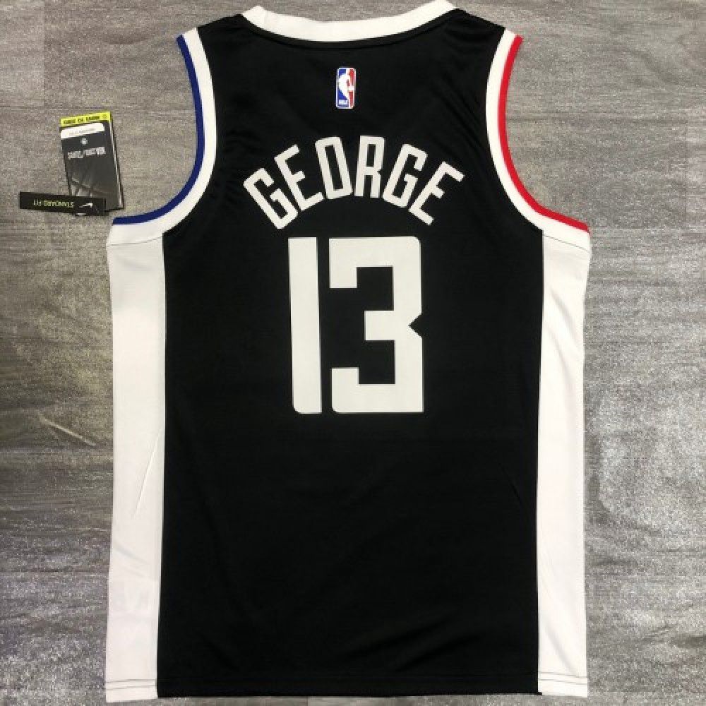 Men's LA Clippers Paul George #13 Nike Black 20/21 Swingman Player Jersey – City Edition-League Wear Hub