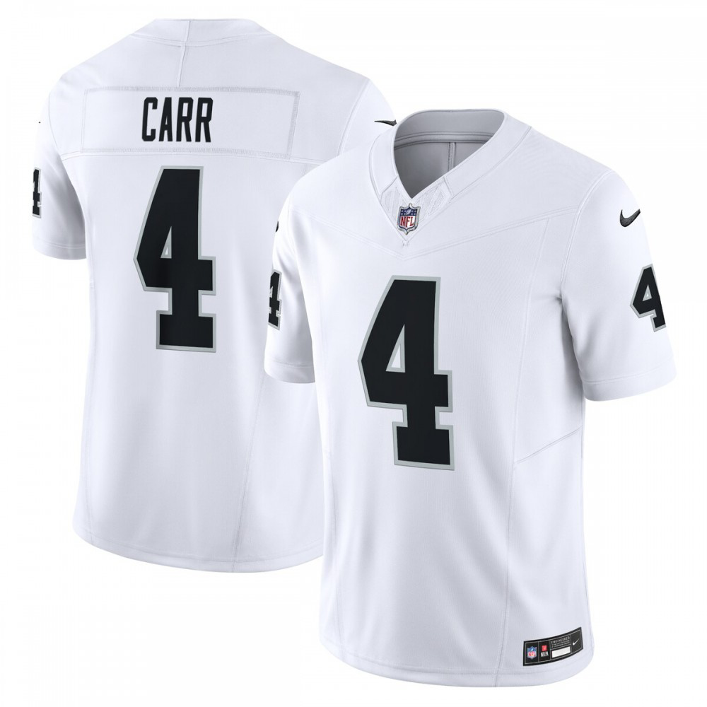 Derek Carr Las Vegas Raiders Nike Vapor F.U.S.E. Limited Jersey - White-League Wear Hub
