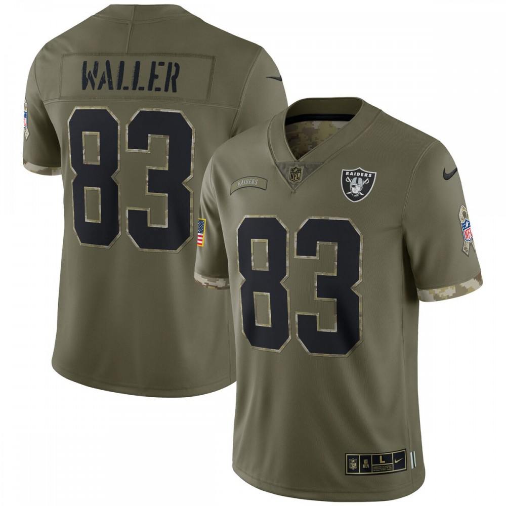 Darren Waller Las Vegas Raiders Nike 2022 Salute To Service Limited Jersey - Olive-League Wear Hub
