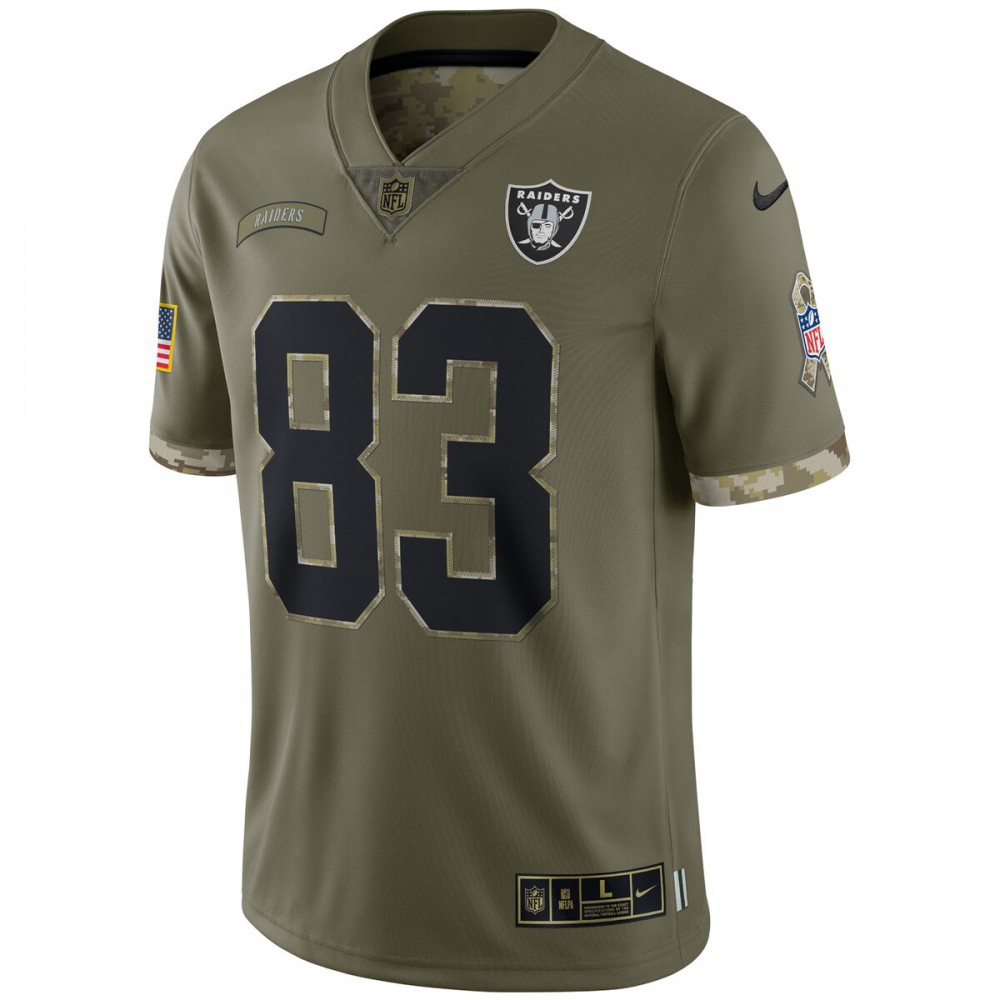 Darren Waller Las Vegas Raiders Nike 2022 Salute To Service Limited Jersey - Olive-League Wear Hub