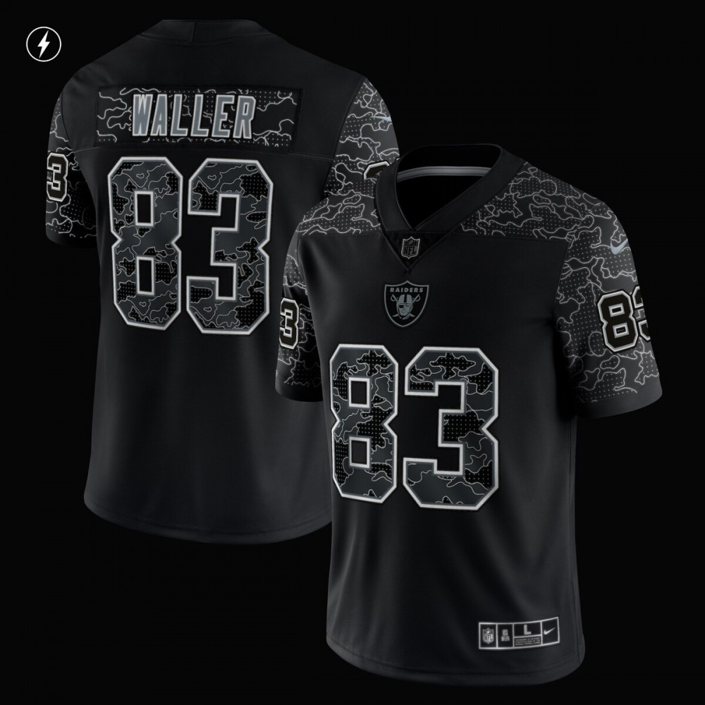 Darren Waller Las Vegas Raiders Nike RFLCTV Limited Jersey - Black-League Wear Hub