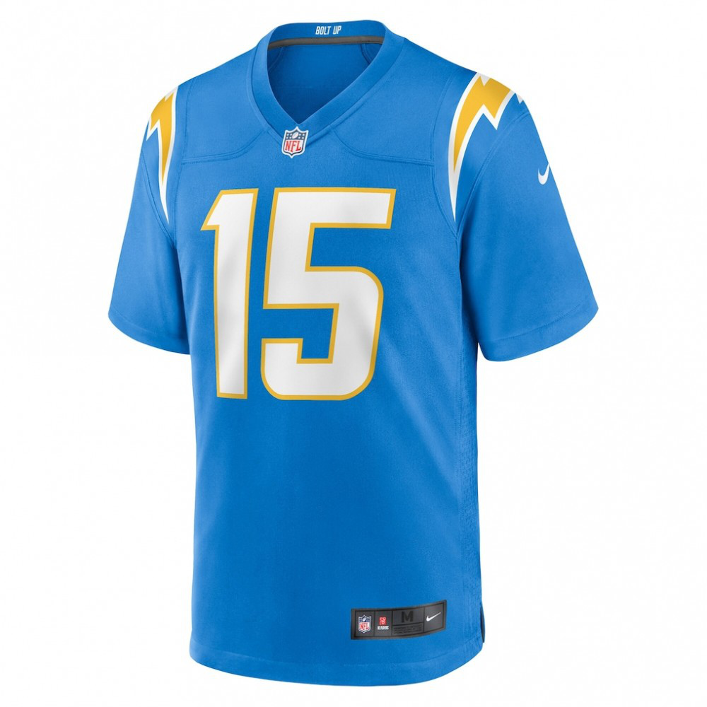 Ladd McConkey Los Angeles Chargers Nike Youth Game Jersey - Powder Blue-League Wear Hub