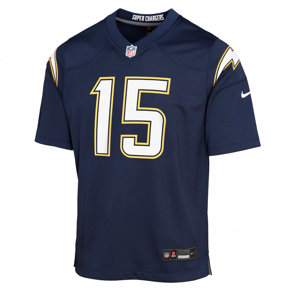 Ladd McConkey Los Angeles Chargers Nike Youth Alternate Super Chargers Game Player Jersey - Navy-League Wear Hub