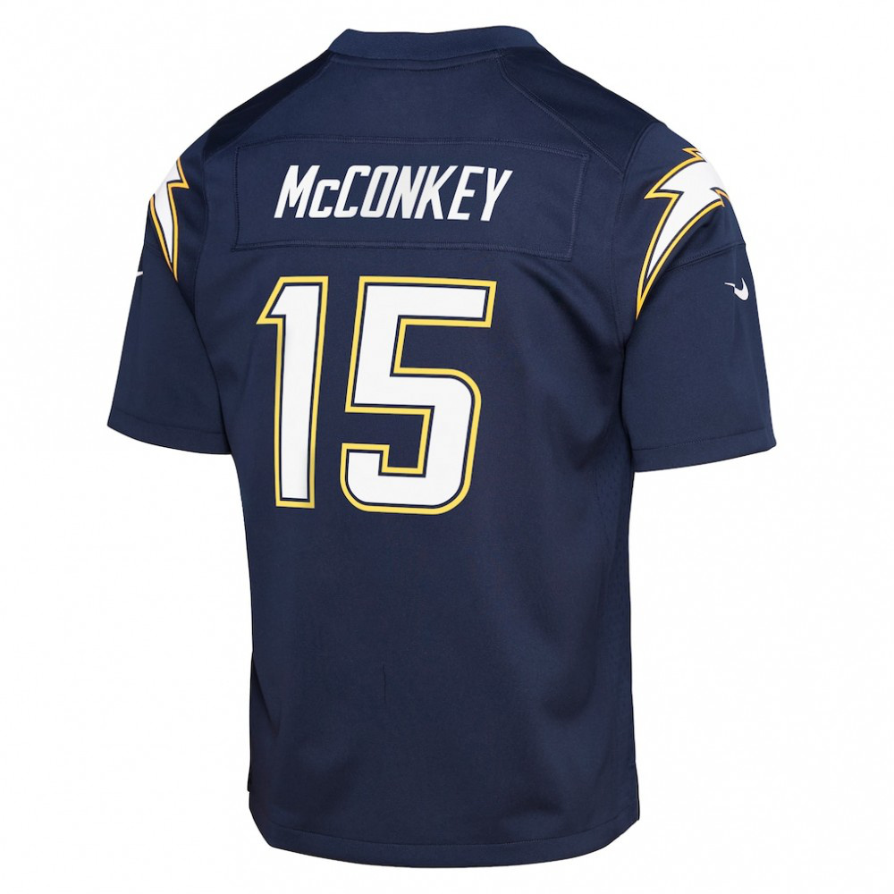 Ladd McConkey Los Angeles Chargers Nike Youth Alternate Super Chargers Game Player Jersey - Navy-League Wear Hub
