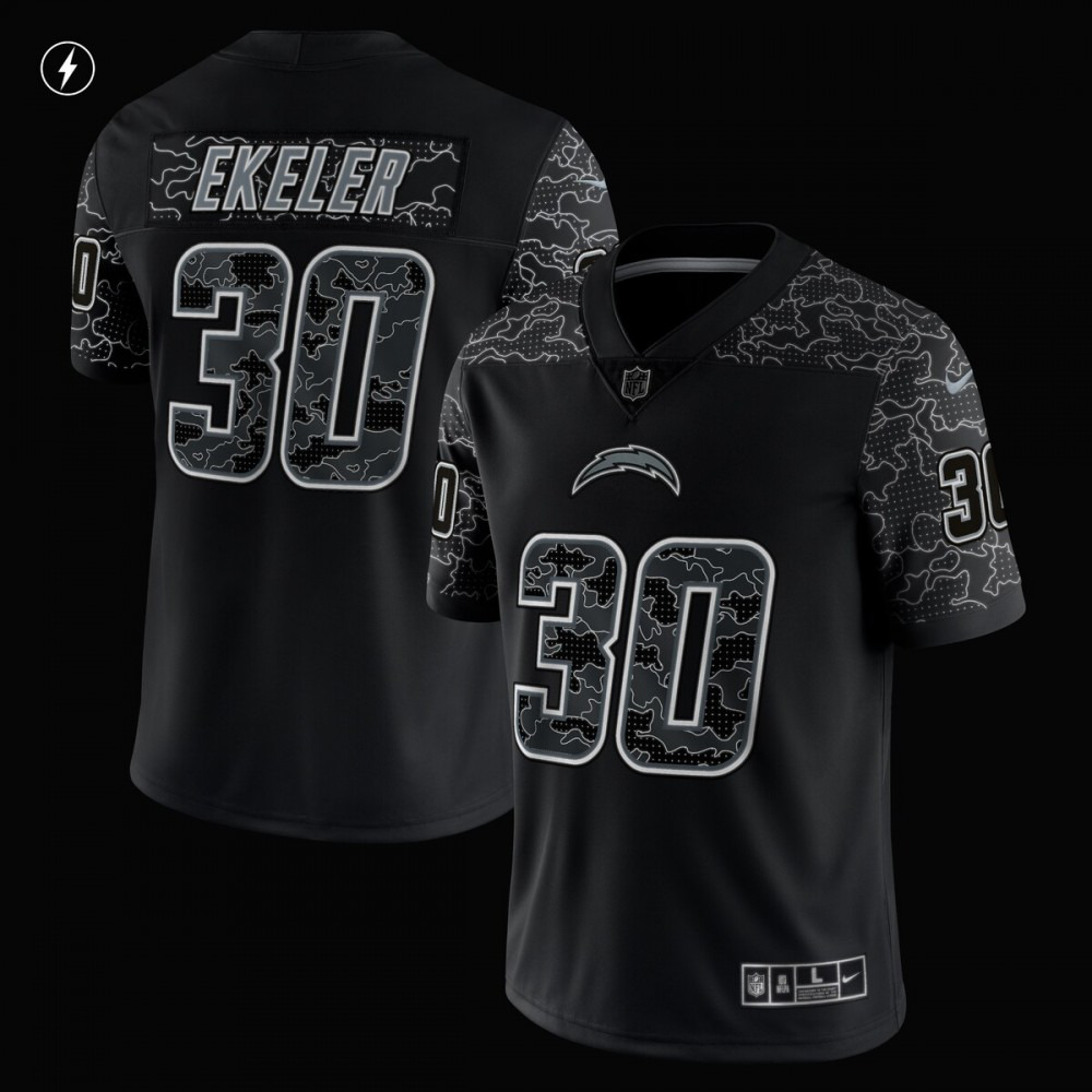 Austin Ekeler Los Angeles Chargers Nike RFLCTV Limited Jersey - Black-League Wear Hub