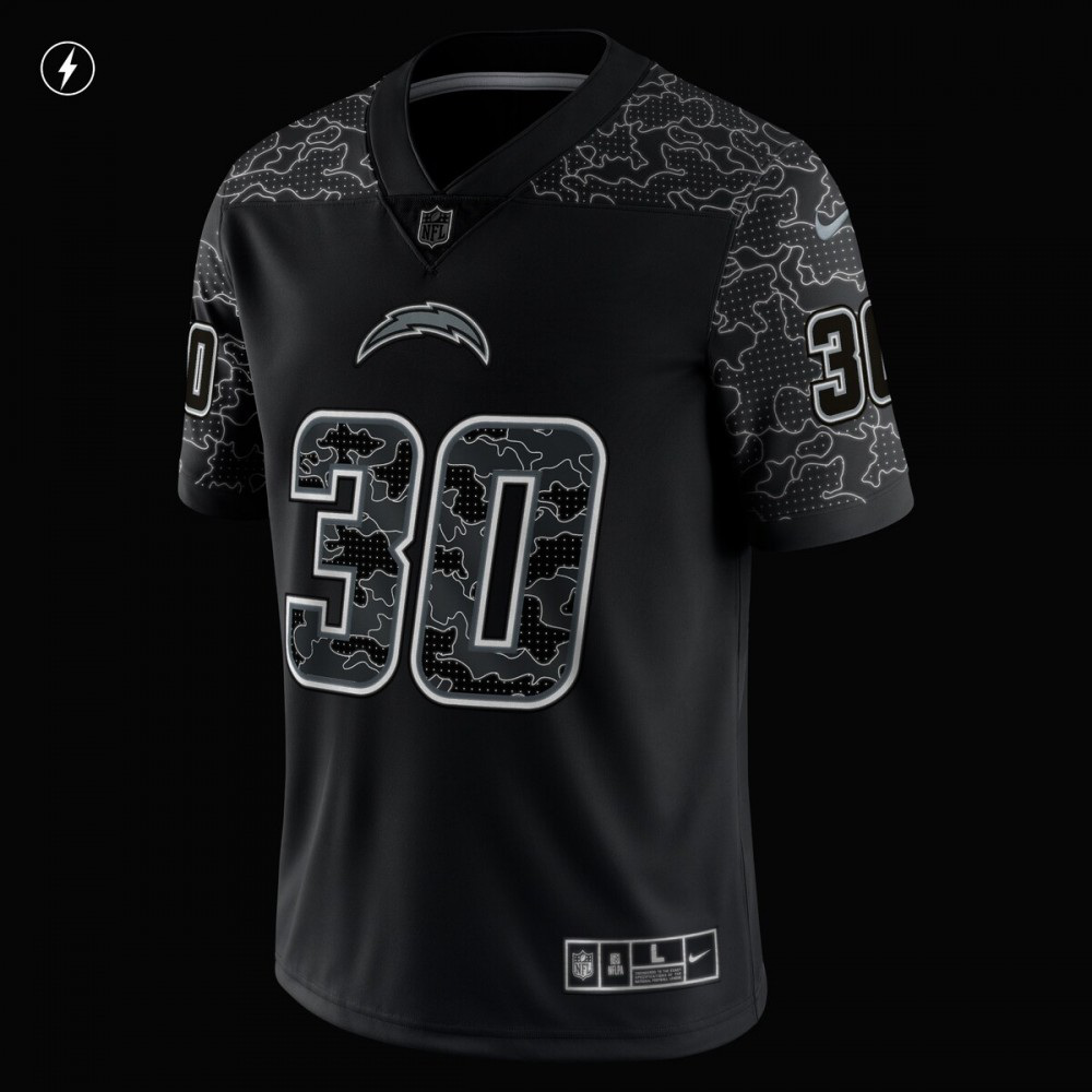Austin Ekeler Los Angeles Chargers Nike RFLCTV Limited Jersey - Black-League Wear Hub