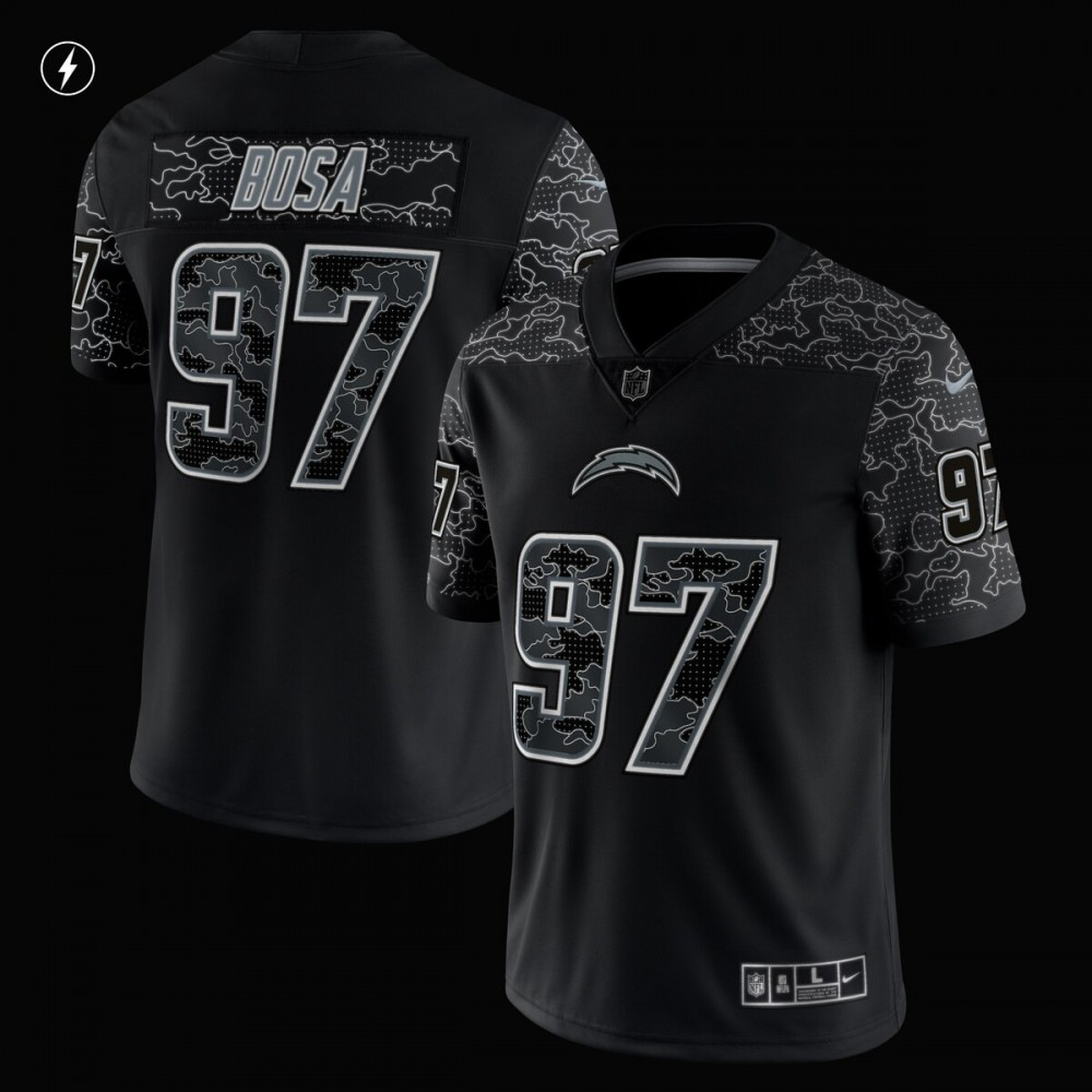 Joey Bosa Los Angeles Chargers Nike RFLCTV Limited Jersey - Black-League Wear Hub