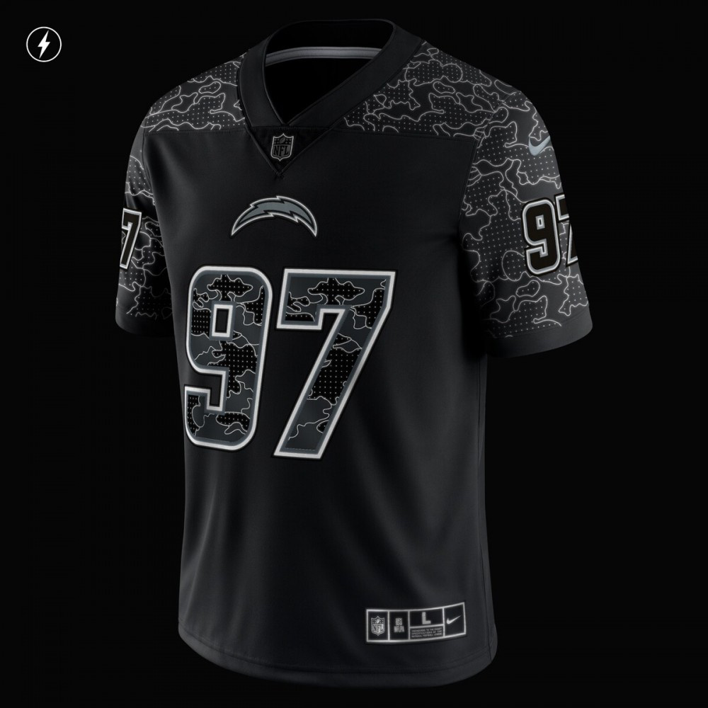 Joey Bosa Los Angeles Chargers Nike RFLCTV Limited Jersey - Black-League Wear Hub