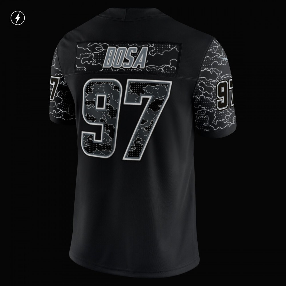 Joey Bosa Los Angeles Chargers Nike RFLCTV Limited Jersey - Black-League Wear Hub
