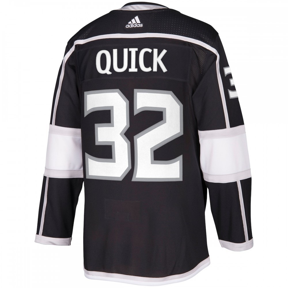 Jonathan Quick Los Angeles Kings adidas Authentic Player Jersey - Black-League Wear Hub