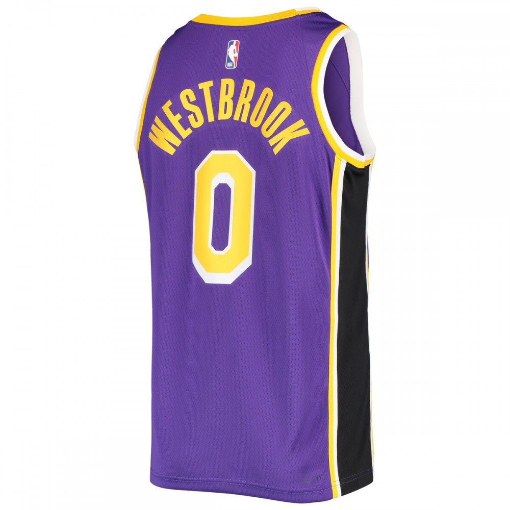 Russell Westbrook Los Angeles Lakers Jordan Brand 21/22 Swingman Jersey - Statement Edition - Purple-League Wear Hub