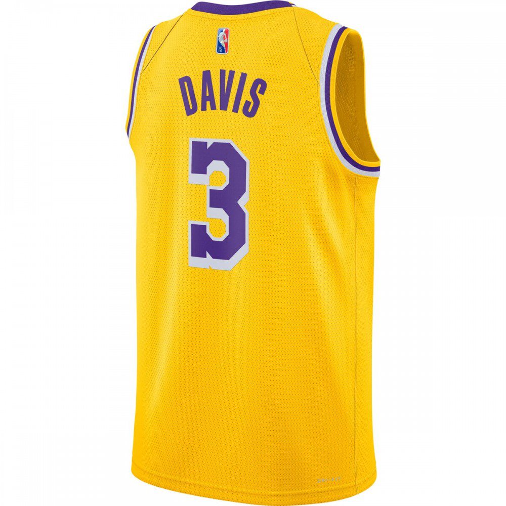Anthony Davis Los Angeles Lakers Nike 21/22 Diamond Swingman Jersey - Icon Edition - Gold-League Wear Hub