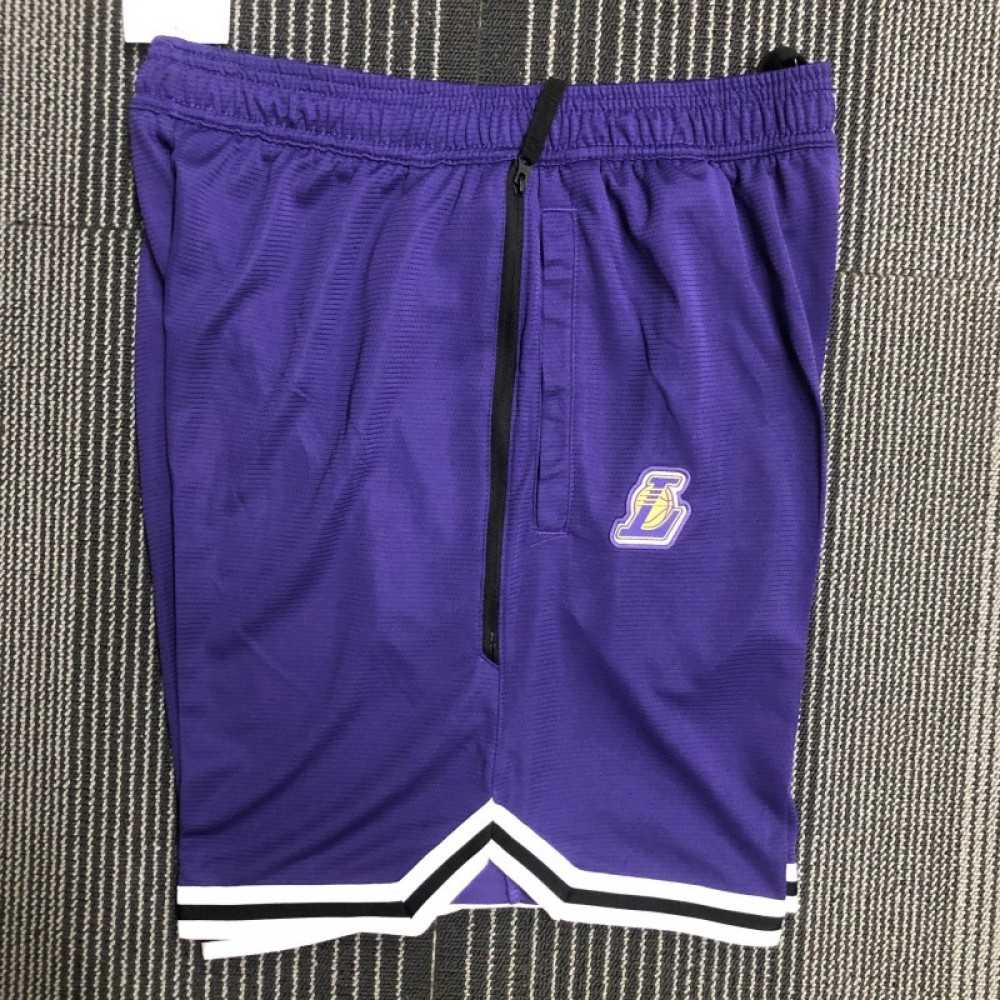 Men's Los Angeles Lakers Training Shorts - Purple-League Wear Hub