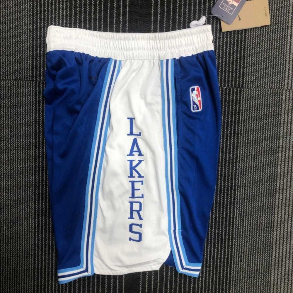 Men's Los Angeles Lakers Lakers Nike Blue 21/22 Swingman Shorts - Classic Edition-League Wear Hub