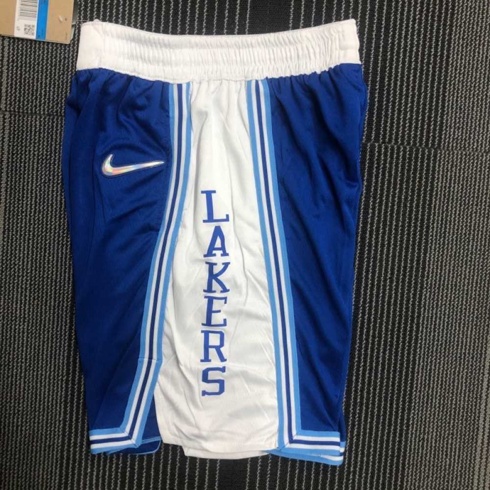 Men's Los Angeles Lakers Lakers Nike Blue 21/22 Swingman Shorts - Classic Edition-League Wear Hub