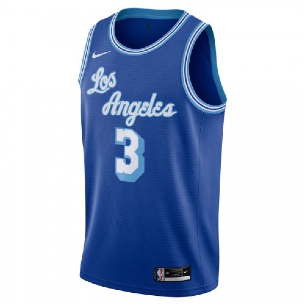 Men's Los Angeles Lakers Anthony Davis #3 Nike Blue 20/21 Swingman Jersey - Classic Edition-League Wear Hub