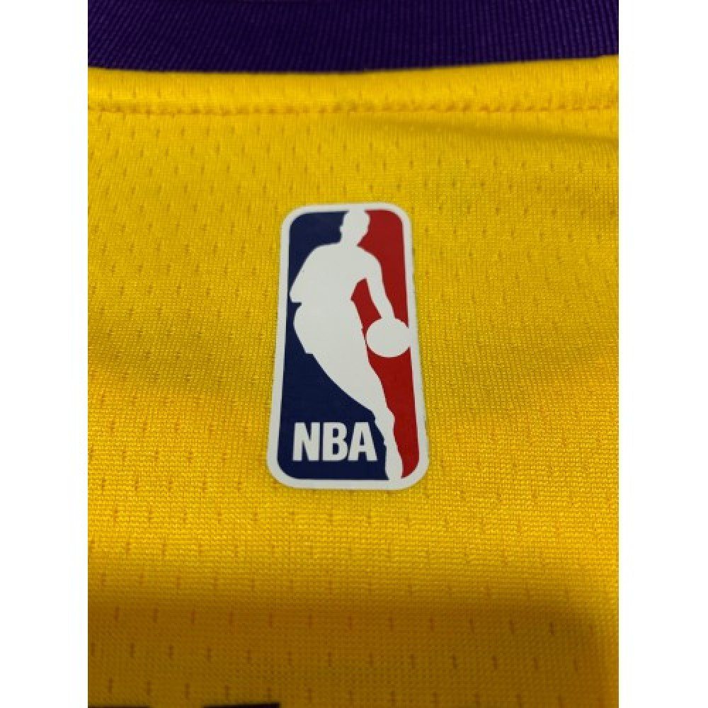 Men's Los Angeles Lakers Anthony Davis #3 Yellow 18-19 Swingman Jersey - Icon Edition-League Wear Hub