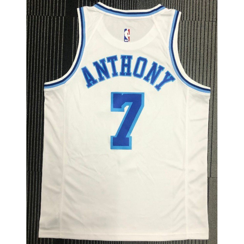 Men's Los Angeles Lakers Carmelo Anthony #7 Nike White Swingman NBA Jersey - Classic Edition-League Wear Hub