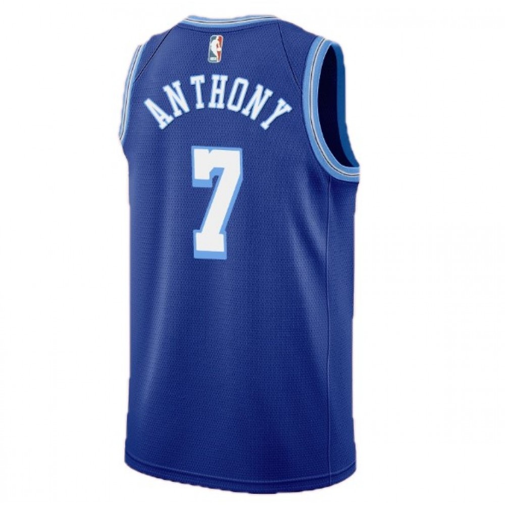 Men's Los Angeles Lakers Carmelo Anthony #7 Nike Blue Swingman NBA Jersey - Classic Edition-League Wear Hub