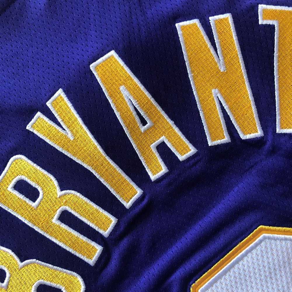 Men's Los Angeles Lakers Kobe Bryant #8 Purple 00-01 Hardwood Classics Jersey-League Wear Hub