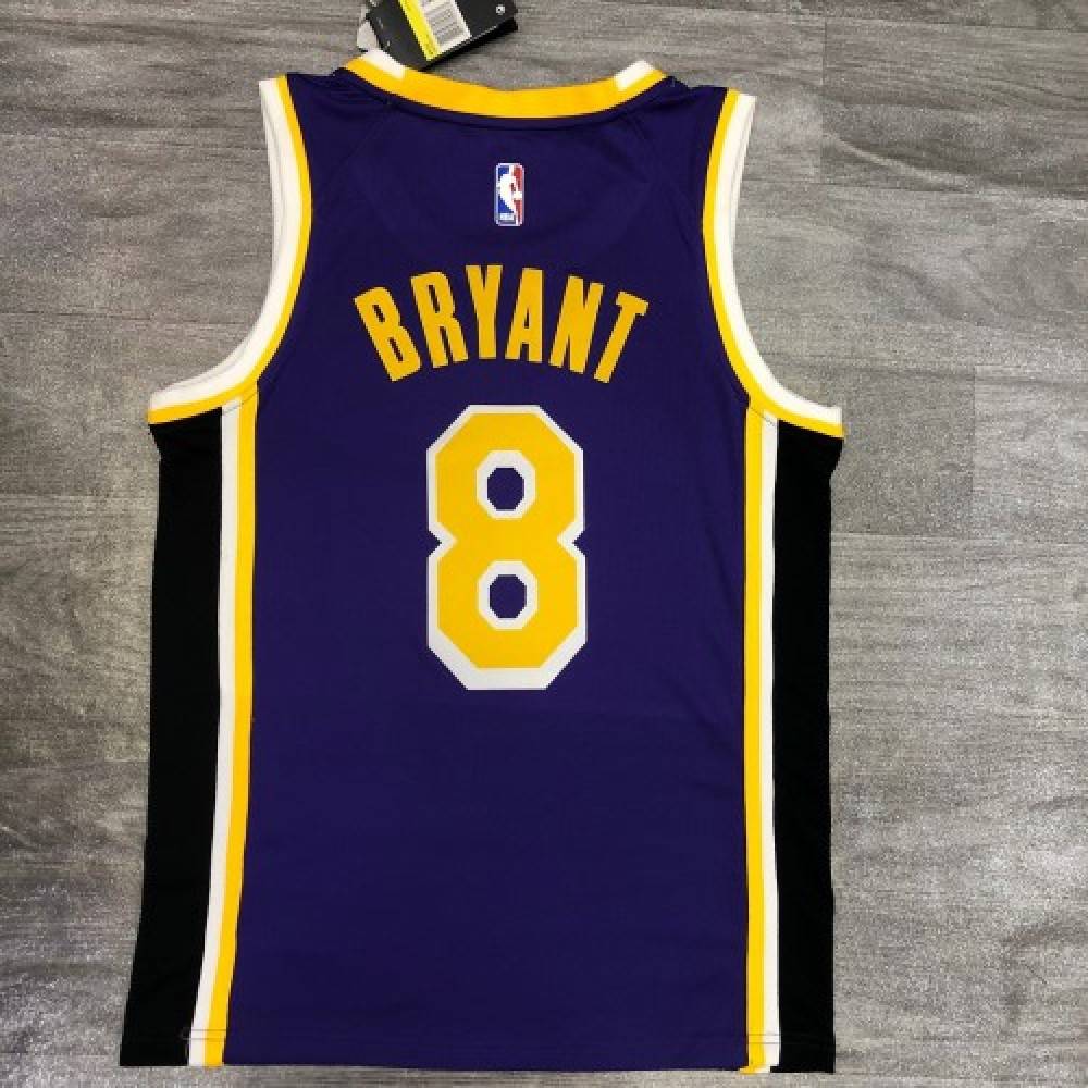 Men's Los Angeles Lakers Kobe Bryant #8 Jordan Purple 20/21 Swingman Jersey - Statement Edition-League Wear Hub