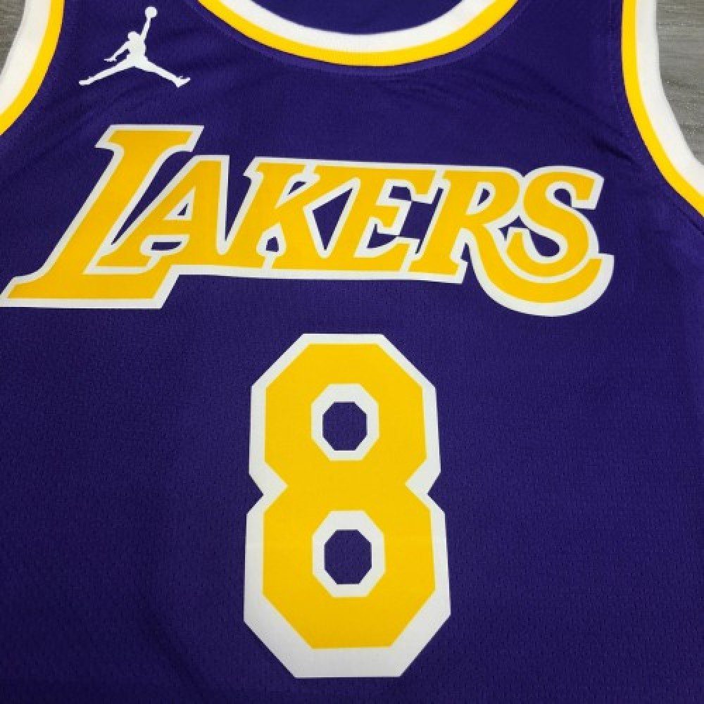 Men's Los Angeles Lakers Kobe Bryant #8 Jordan Purple 20/21 Swingman Jersey - Statement Edition-League Wear Hub