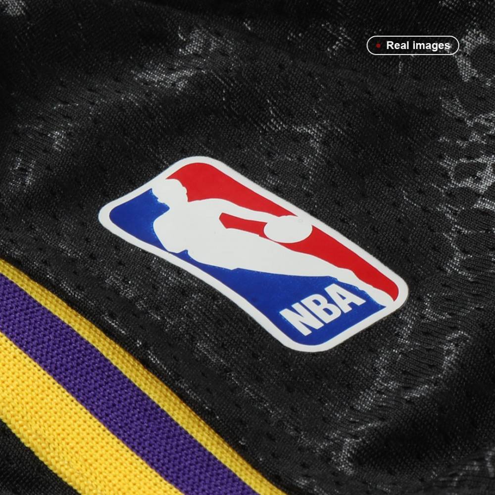 Men's Los Angeles Lakers Nike Black Swingman Short - City Edition-League Wear Hub