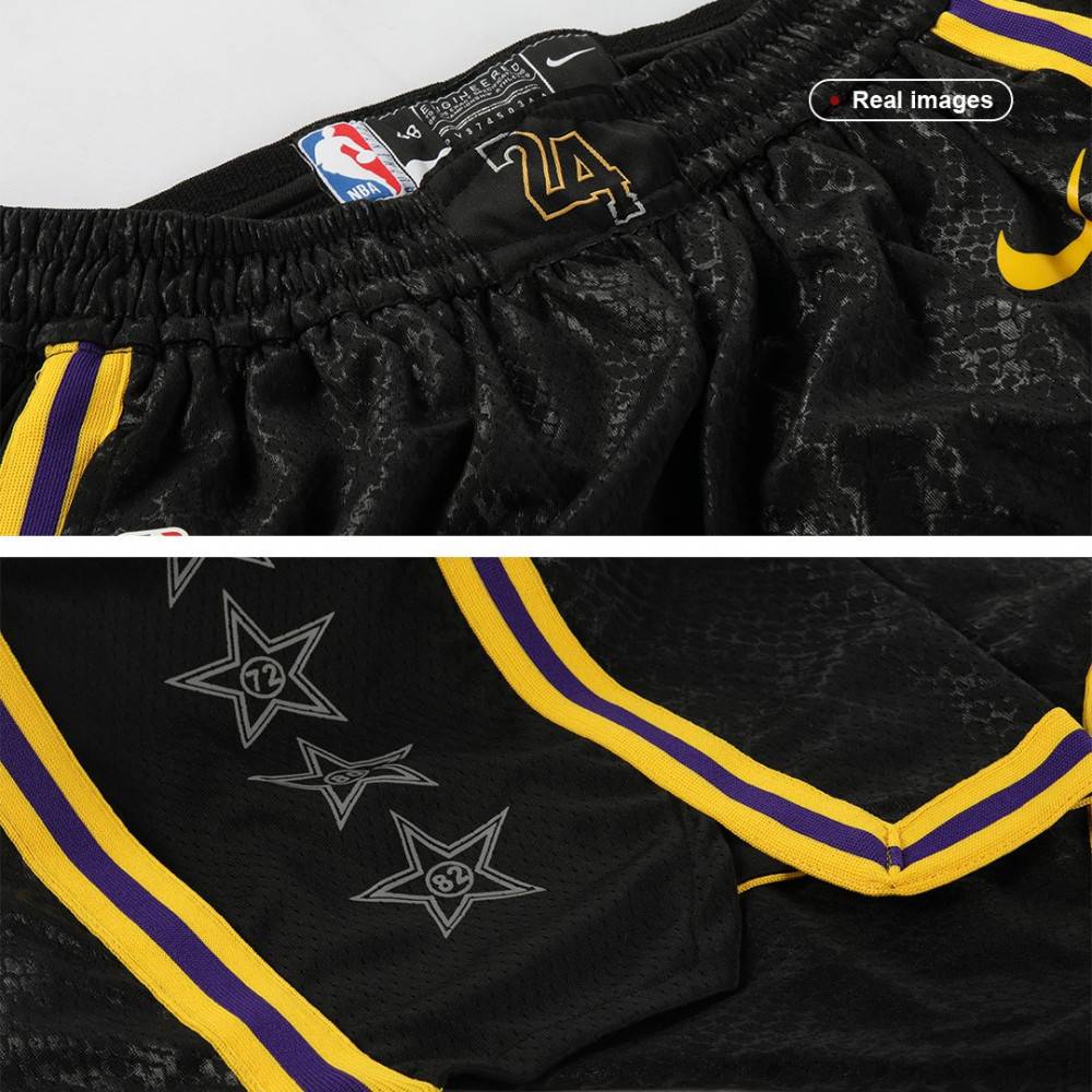 Men's Los Angeles Lakers Nike Black Swingman Short - City Edition-League Wear Hub