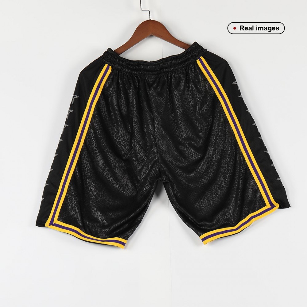 Men's Los Angeles Lakers Nike Black Swingman Short - City Edition-League Wear Hub