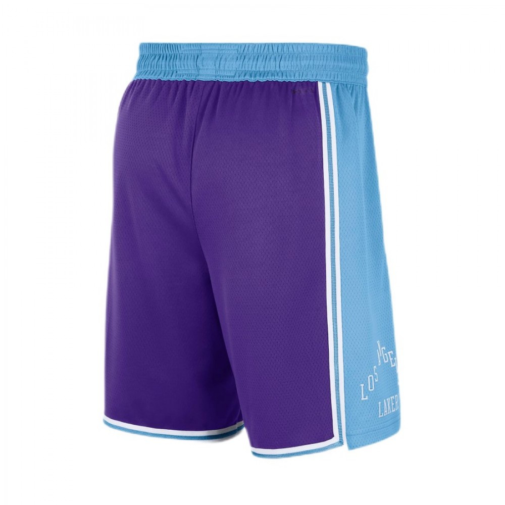Men's Los Angeles Lakers Nike Purple 21/22 Diamond Swingman Shorts - City Edition-League Wear Hub