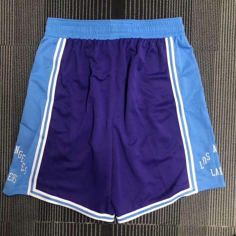 Men's Los Angeles Lakers Nike Purple 21/22 Diamond Swingman Shorts - City Edition-League Wear Hub